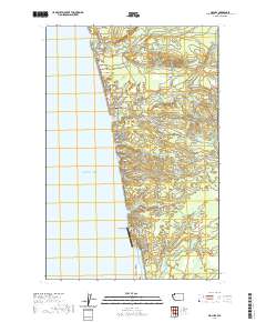 Moclips 2020 topographic map thumbnail