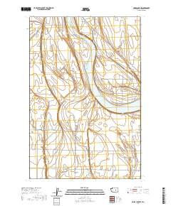 Moses Lake NW 2020 topographic map thumbnail