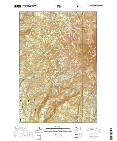 Mount Adams West 2020 topographic map thumbnail