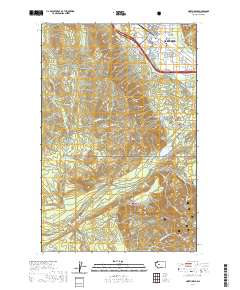 North Bend 2020 topographic map thumbnail