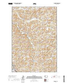 Oakesdale 2020 topographic map thumbnail