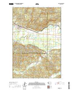 Oakville 2020 topographic map thumbnail