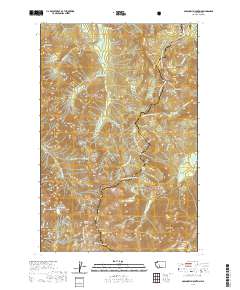 Old Snowy Mountain 2020 topographic map thumbnail