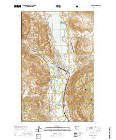 Oroville 2020 topographic map thumbnail