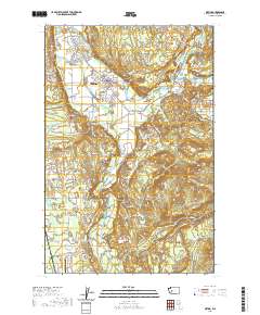 Orting 2020 topographic map thumbnail