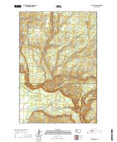 Outlet Falls 2020 topographic map thumbnail