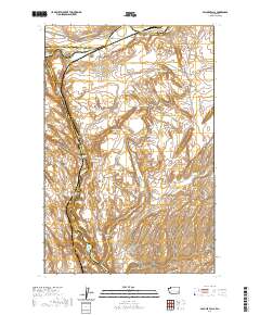 Palouse Falls 2020 topographic map thumbnail