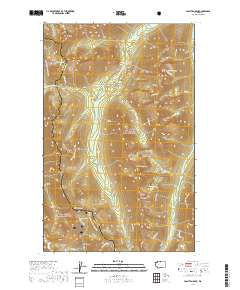 Pasayten Peak 2020 topographic map thumbnail
