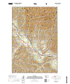 Peshastin 2020 topographic map thumbnail