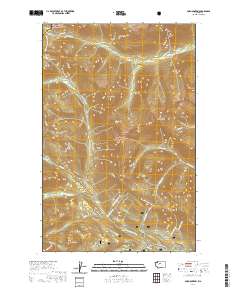 Poe Mountain 2020 topographic map thumbnail