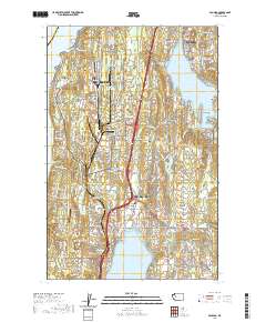 Poulsbo 2020 topographic map thumbnail