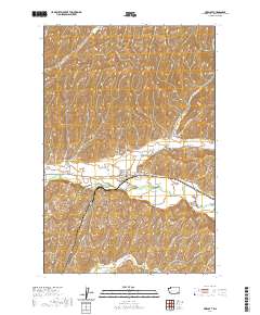 Prescott 2020 topographic map thumbnail