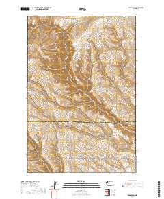 Prosser SW 2020 topographic map thumbnail