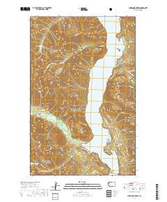 Pumpkin Mountain 2020 topographic map thumbnail