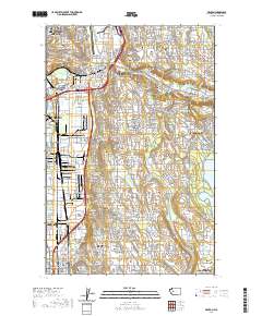 Renton 2020 topographic map thumbnail