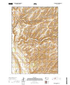 Rye Grass Coulee 2020 topographic map thumbnail