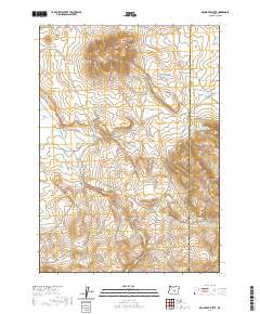 Round Top Butte 2020 topographic map thumbnail