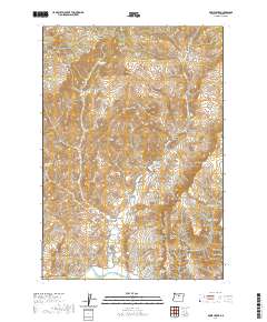 Rowe Creek 2020 topographic map thumbnail