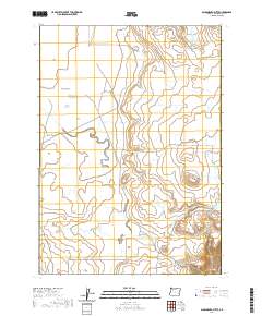 Sacramento Butte 2020 topographic map thumbnail