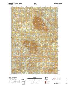 Saddle Mountain 2020 topographic map thumbnail
