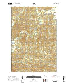 Sager Creek 2020 topographic map thumbnail