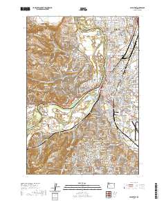 Salem West 2020 topographic map thumbnail