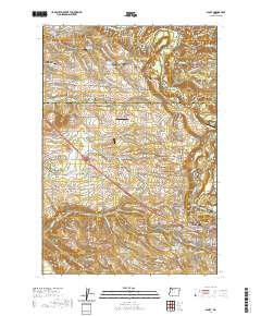 Sandy 2020 topographic map thumbnail