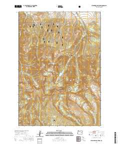 Strawberry Mountain 2020 topographic map thumbnail