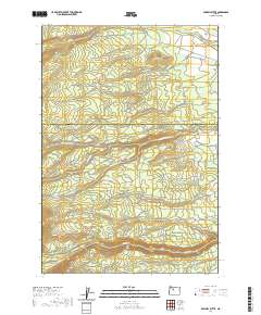 Sawmill Butte 2020 topographic map thumbnail