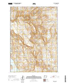 Selle Gap 2020 topographic map thumbnail