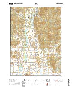 Shady Cove 2020 topographic map thumbnail