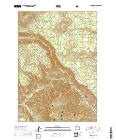 Shitike Butte 2020 topographic map thumbnail