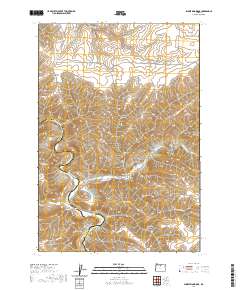Shoestring Ridge 2020 topographic map thumbnail