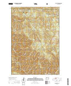 Silver Butte 2020 topographic map thumbnail