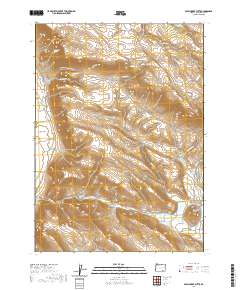 Skull Creek Butte 2020 topographic map thumbnail