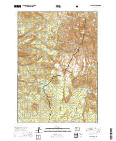 South Sister 2020 topographic map thumbnail