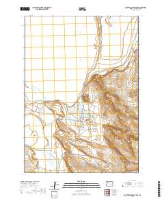 Southeast Harney Lake 2020 topographic map thumbnail
