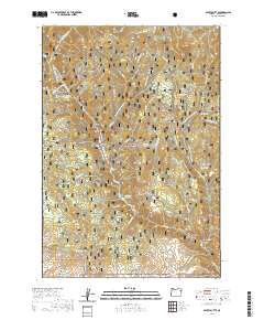 Sparta Butte 2020 topographic map thumbnail