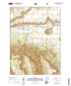Sprague River East 2020 topographic map thumbnail