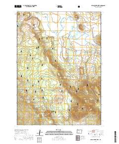 Sprague River West 2020 topographic map thumbnail