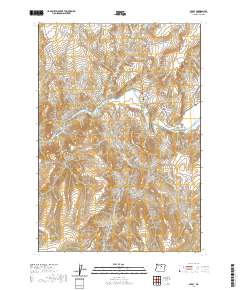 Spray 2020 topographic map preview