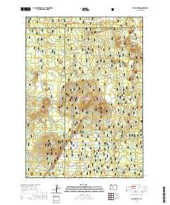 Spring Butte 2020 topographic map thumbnail