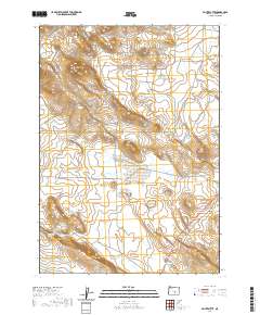 Paiute Butte 2020 topographic map thumbnail