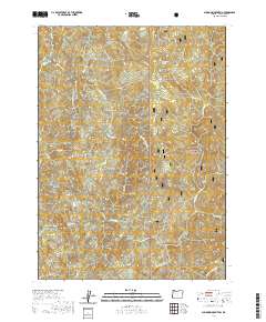 Sundown Mountain 2020 topographic map thumbnail