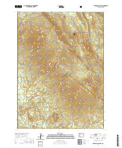 Surveyor Mountain 2020 topographic map thumbnail