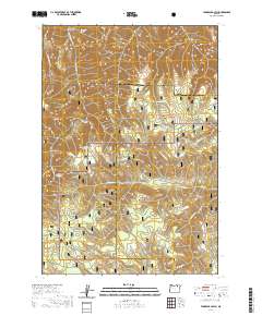 Tamarack Gulch 2020 topographic map thumbnail
