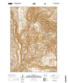 Teller Butte 2020 topographic map thumbnail