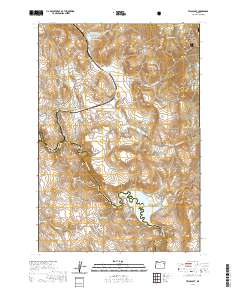 Telocaset 2020 topographic map thumbnail