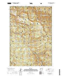The Cockscomb 2020 topographic map thumbnail