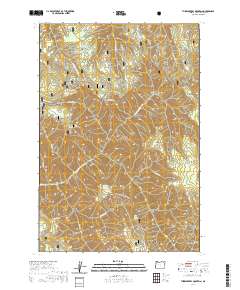 Thimbleberry Mountain 2020 topographic map thumbnail